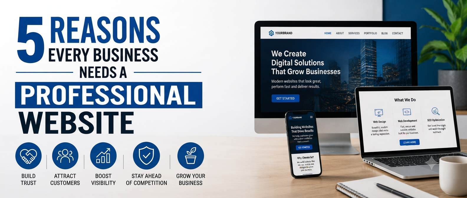 5 Reasons Every Business Needs a Professional Website